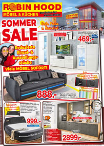 Sommer-Sale! Heisse Preise in Miniraten - Robin Hood Möbel + Küchen - Donaueschingen